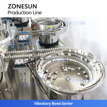 ZONESUN ZS-FAL180G9 Automatic Irregular Bottle Cam System Eye Drop Filling Capping Labeling Production Line For Biological Extract Liquid