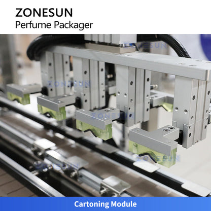 ZONESUN ZS-AFC9C Automatic Perfume Vacuum Filling and Capping Packaging Machine