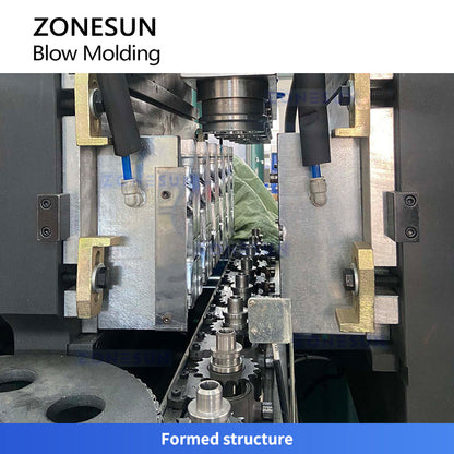 ZONESUN ZS-SBM2A Automatic 2-Cavity PET Bottle Blow Molding Machine with UV Heating