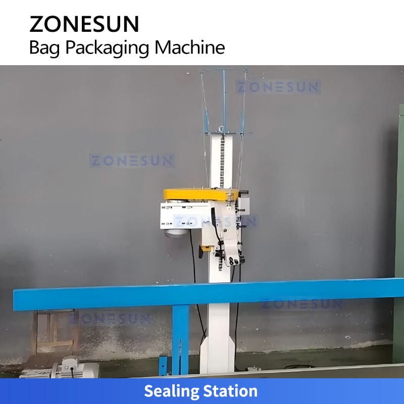 ZONESUN ZS-DCS50 Automatic 5-50kg Granule & Powder Bagging Line | Industrial Large Bag Weighing & Packing Machine