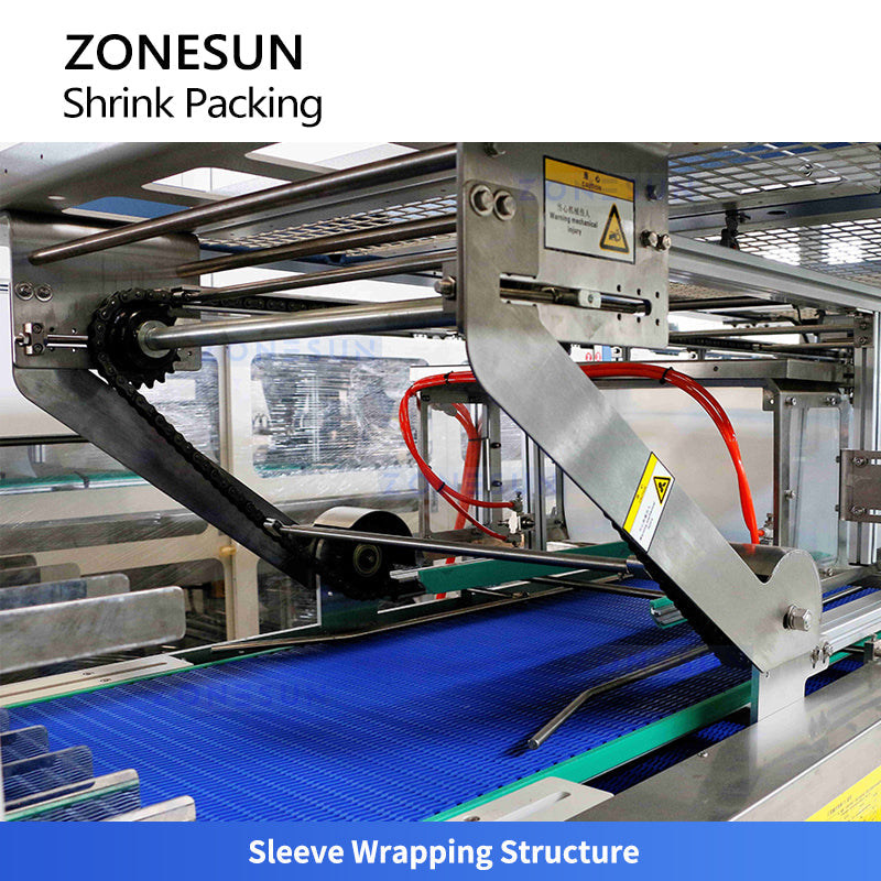 ZONESUN ZS-SPL7 Automatic PE Film Heat Shrink Machine Bottled Shrink Wrapper