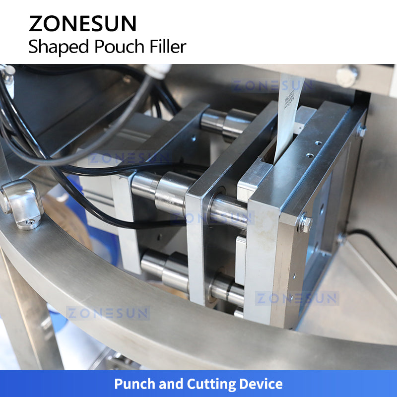 ZONESUN ZS-PL240YX Shaped Pouch VFFS Liquid Filling and Sealing Machine