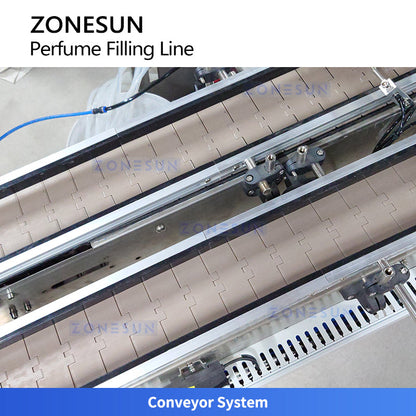 ZONESUN ZS-AFC9B Automatic Perfume Filling Capping Crimping Production Line