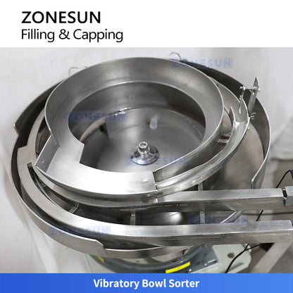 ZONESUN ZS-AFC17R Automatic Roll-on Bottle Filling Capping Machine Magnetic Pump For Deodorant
