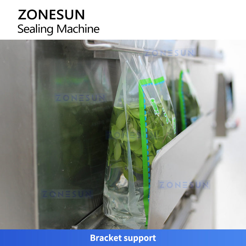 ZONESUN ZS-DZ500K Semi-Automatic Tilt Double Chamber Vacuum Packaging Machine Vacuum Packaging Machine for Food, Liquid, and Powder