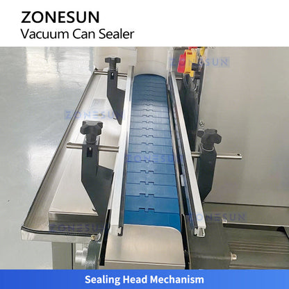 ZONESUN ZS-AFK200 Automatic Vacuum Metal Can Sealing Machine Can Seaming Machine