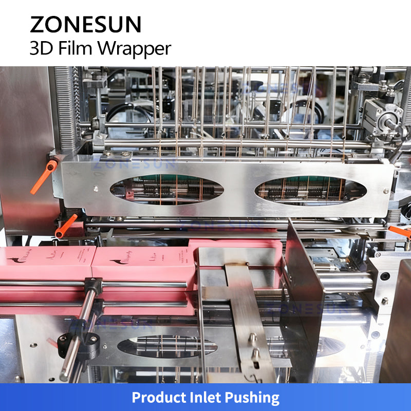 ZONESUN ZS-TD400 Automatic 3D Cellophane Wrapping Machine for Cosmetics and Boxes
