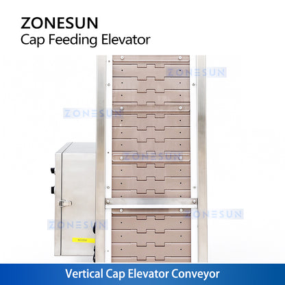Máquina elevadora de alimentación personalizable automática ZONESUN ZS-SLJ1 para máquina taponadora