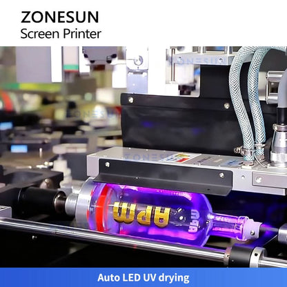 ZONESUN ZS-SWP4 Multi-Color Bottle Screen Printer & Hot Stamper