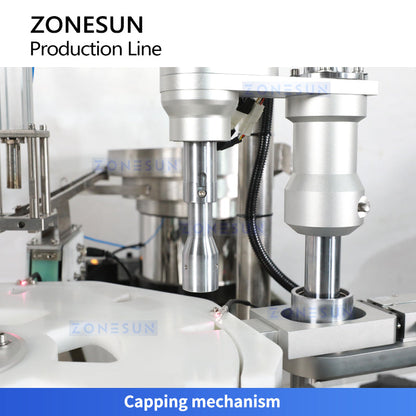 Zonesun ZS-AFCL7 Automatic Packaging Line for Pointed Glue Bottles and Flat Labels