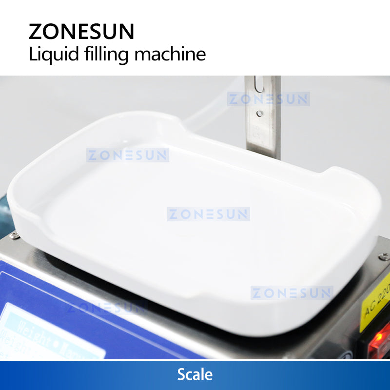 ZONESUN ZS-M100 Semi-Automatic Liquid Filling Weighing Machine