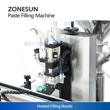 ZONESUN ZS‑WCHJ1C Beheizter Pastenfüller mit Rührwerk & Wassertank