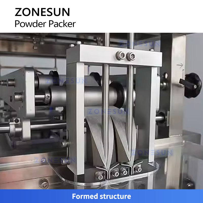 ZONESUN ZS-FSFM2 Dual-Lane Stick Sachet Ultrasonic Powder Filling Sealing Packing Machine