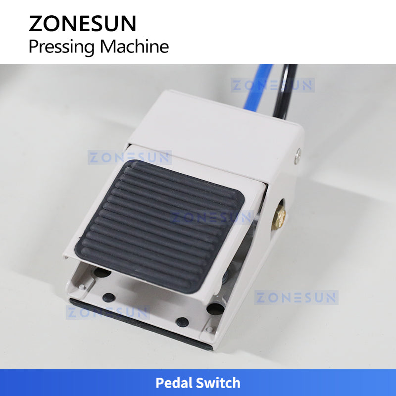 ZONESUN ZS-XG70ZC Semi-automatic Liquor Wine Gin Jar Whisky Plastic Bottle Cap Cork Pressing Capping Machine