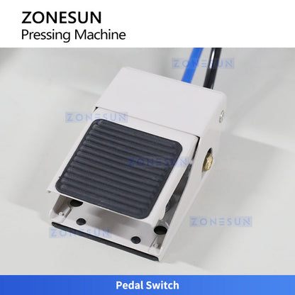 ZONESUN ZS-XG70ZC Semi-automatic Liquor Wine Gin Jar Whisky Plastic Bottle Cap Cork Pressing Capping Machine
