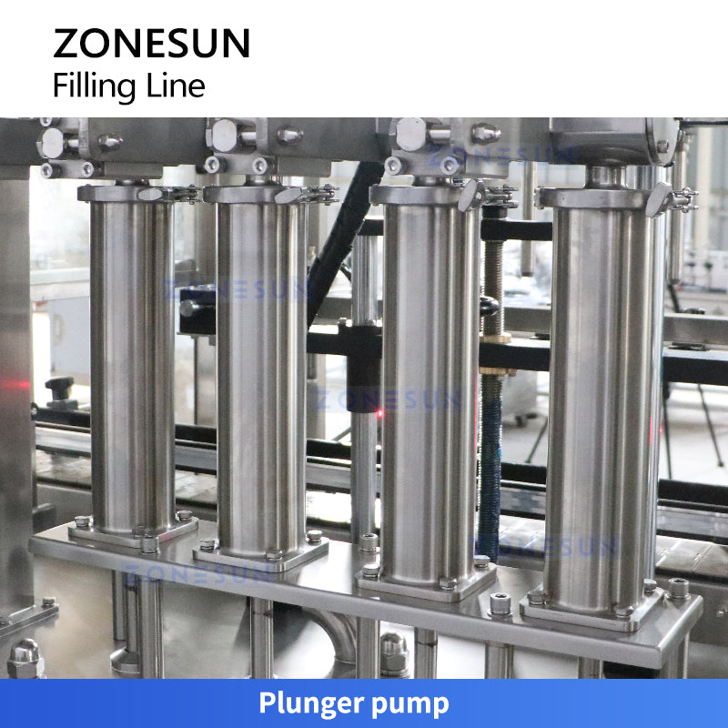Zonesun ZS‑PPCL2 Automatic Filling, Capping & Labelling Production Line