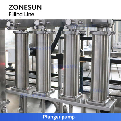 Zonesun ZS‑PPCL2 Automatic Filling, Capping & Labelling Production Line