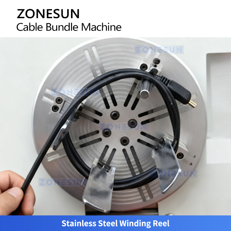 ZONESUN ZS-WTKZ2 Automatic Cable Winding and Binding Machine For USB AC/DC Cable