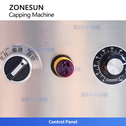 ZONESUN ZS-XG11 Compact Nail Polish Bottle Capping Machine Beauty Product Sealing Machine