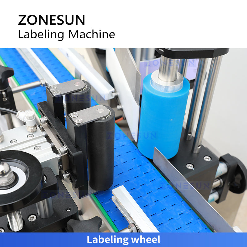 Zonesun ZS-TB500R Desktop Round Bottle Wrap Labeling Machine