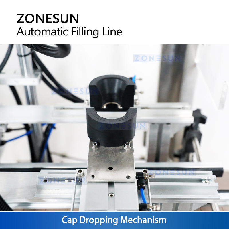 ZONESUN ZS-FAL180V16 Automatic Liquid Filling, Capping & Checkweighing Production Line