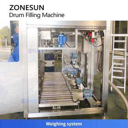 ZONESUN ZS-YTW200L Automatic Barrel Liquid Filling Machine for Containers in Chemical Lubricant Detergent Quantitative Filler