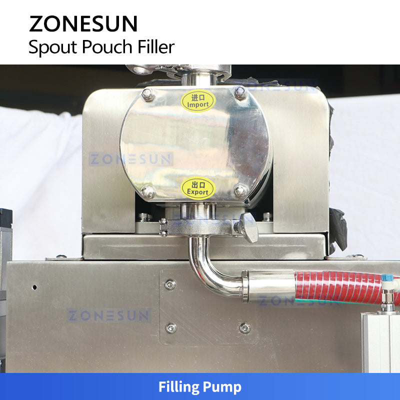 ZONESUN ZS-SVFC1P Desktop Spout Pouch Filling & Capping Machine for Sauces
