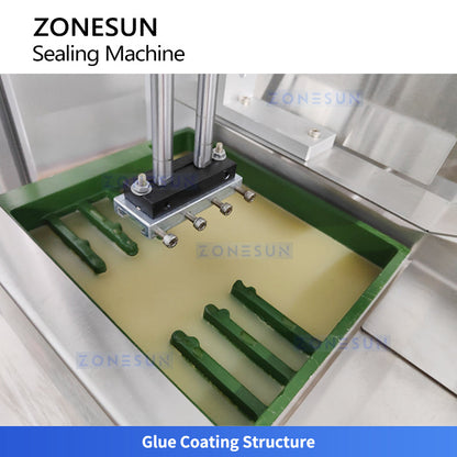 ZONESUN ZS-GFX12 Automatic Hot Melt Glue Box Sealing Machine Carton Folding Machine