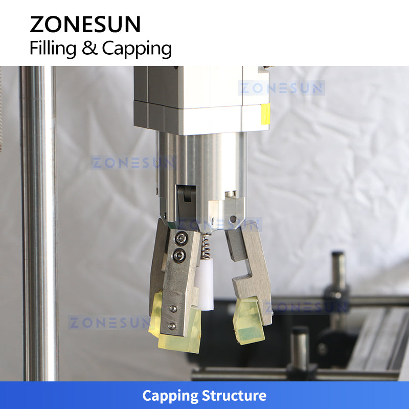 ZONESUN ZS-AFC47 Liquid Filling Capping Monoblock Machine Tabletop Peristaltic Pump Filling for Nail Polish Serum Essential Oils Eye Drops Small Volume Packaging