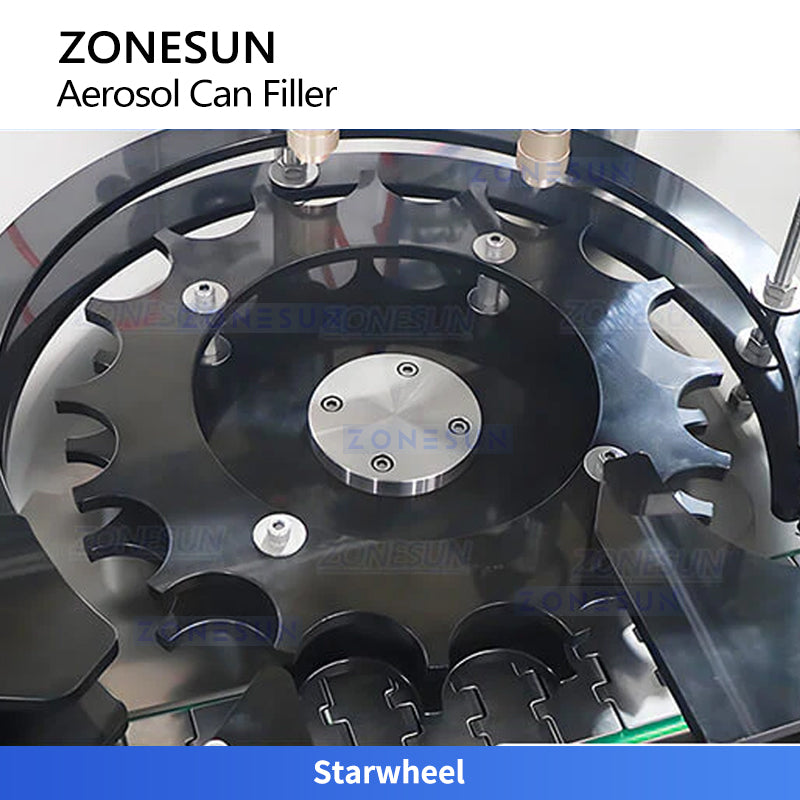 Zonesun ZS-QW6A Bag-on-Valve Aerosol Filling and Crimping Machine