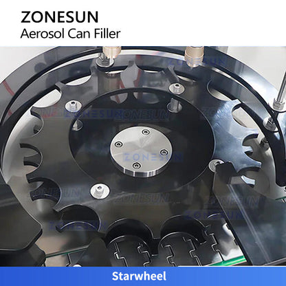 Zonesun ZS-QW6A Bag-on-Valve Aerosol Filling and Crimping Machine