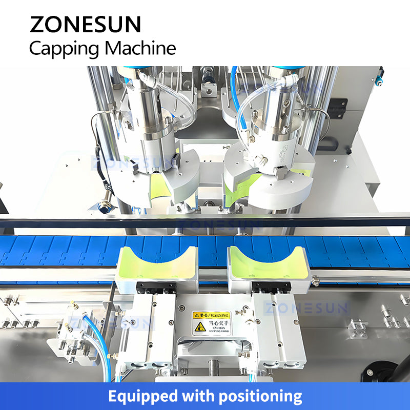 ZONESUN ZS-SVXG01 Servo Screw Capping Machine for Sauce Jars & Bottles