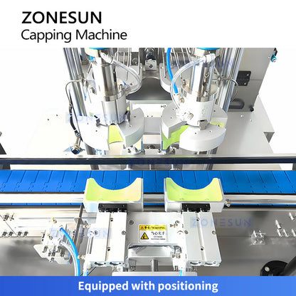 ZONESUN ZS-SVXG01 Servo Screw Capping Machine for Sauce Jars & Bottles