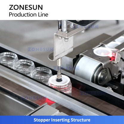 ZONESUN ZS-FAL180V2 Face Cream Packaging Production Line Filling Capping Labeling Machine Line for Cosmetic Bottle Automatic Skincare Production