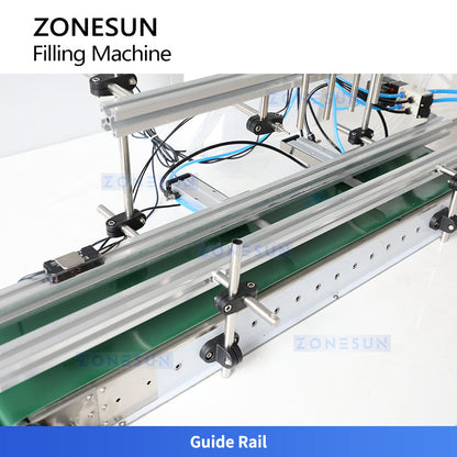 ZONESUN ZS-DTDP400V 4-Head Diaphragm Pump Cosmetic Liquid Beverage Juice Filling Machine
