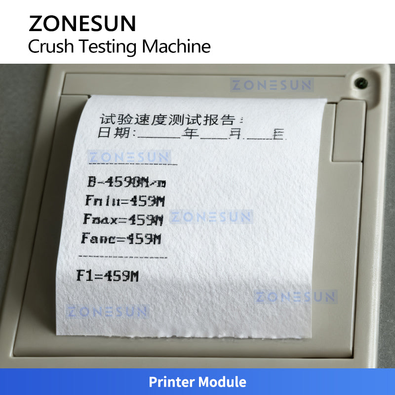 ZONESUN ZS-DTBT2 Crush Testing Machine for Paperboard and Corrugated Boxes