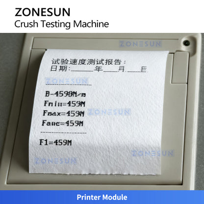 ZONESUN ZS-DTBT2 Crush Testing Machine for Paperboard and Corrugated Boxes