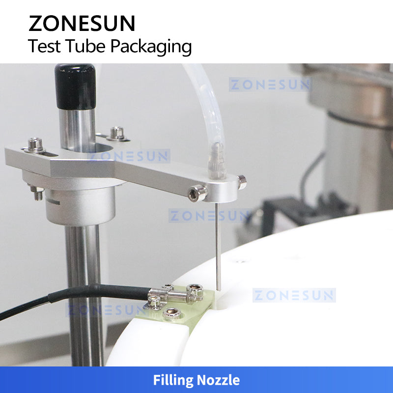 ZONESUN ZS-AFC36 Test Tube Liquid Filling and Capping Machine Cam System Monoblock for Solvents Labs