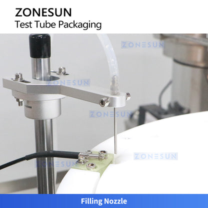 ZONESUN ZS-AFC36 Test Tube Liquid Filling and Capping Machine Cam System Monoblock for Solvents Labs