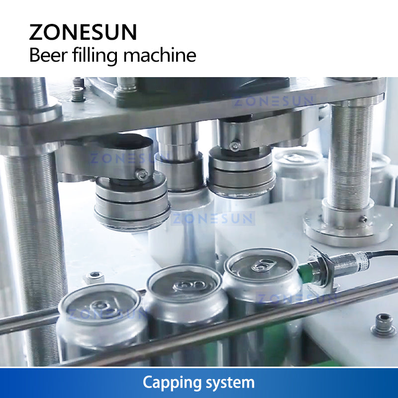 Zonesun ZS-CBFS4 Beer Can Filling & Seaming Machine for Small and Medium Breweries