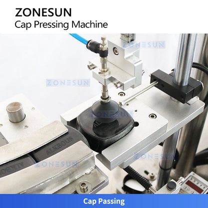 ZONESUN ZS-VTYG02S Dual-Head Bottle Cap Pressing Machine