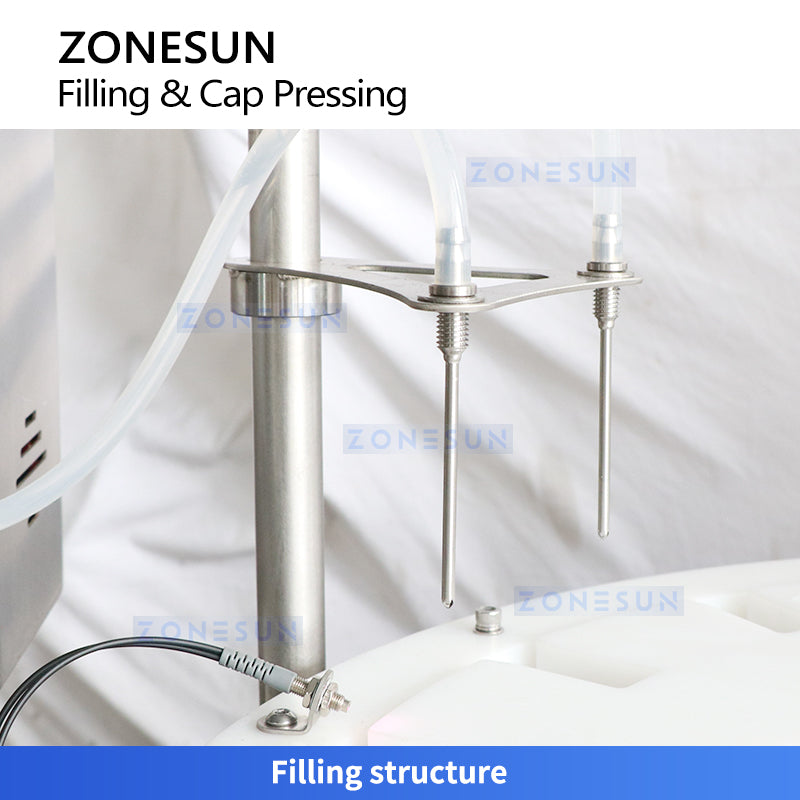 Zonesun ZS‑AFC42 High‑Speed Dual‑Head Perfume Filling Capping Machine