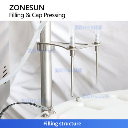 Zonesun ZS‑AFC42 High‑Speed Dual‑Head Perfume Filling Capping Machine