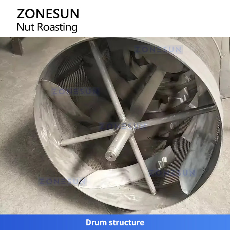 ZONESUN ZS-GHK2 Automatic Drum Roaster For Nuts, Beans & Coffee