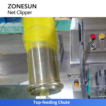 ZONESUN ZS-50DS Manual Net Clipping Machine For Fruits Vegetables