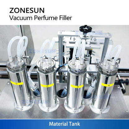 ZONESUN ZS-YTZL4A 4-Head Vacuum Liquid Filling Machine for Bottles