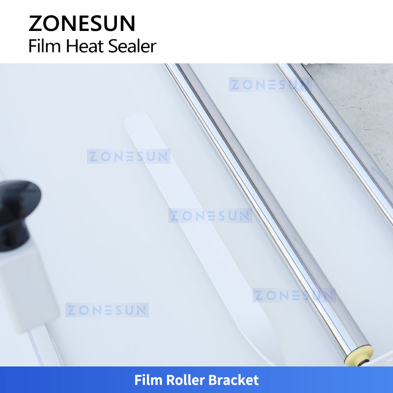 ZONESUN ZS-MSCS3 Manual Shrink Wrap Machine with Hot Cutting System for PVC/PE/POF Film Wrapper