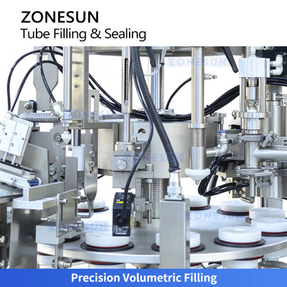 ZONESUN ZS-FS60A Cream Ointment Aluminum and Plastic Tube Filling Machine
