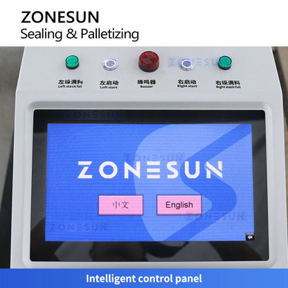ZONESUN ZS-FXMD2 Automated Carton Sealing & Robotic Palletizing Line