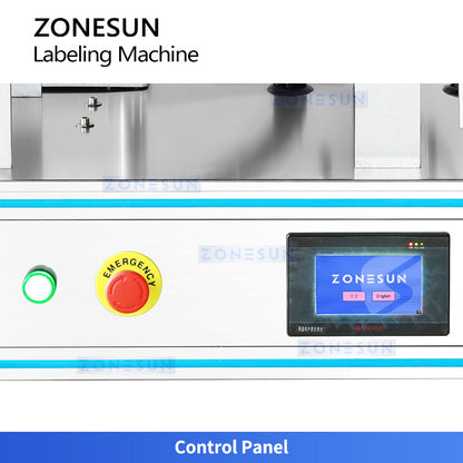 ZONESUN ZS-TB833N Dual-Label Flat Surface Machine for Square Box Pack